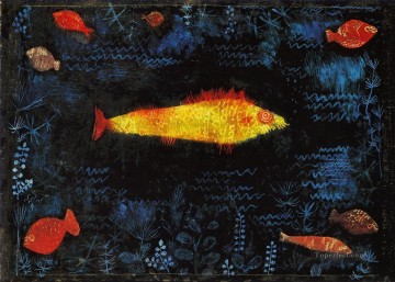 抽象的かつ装飾的 Painting - 金魚の抽象表現主義